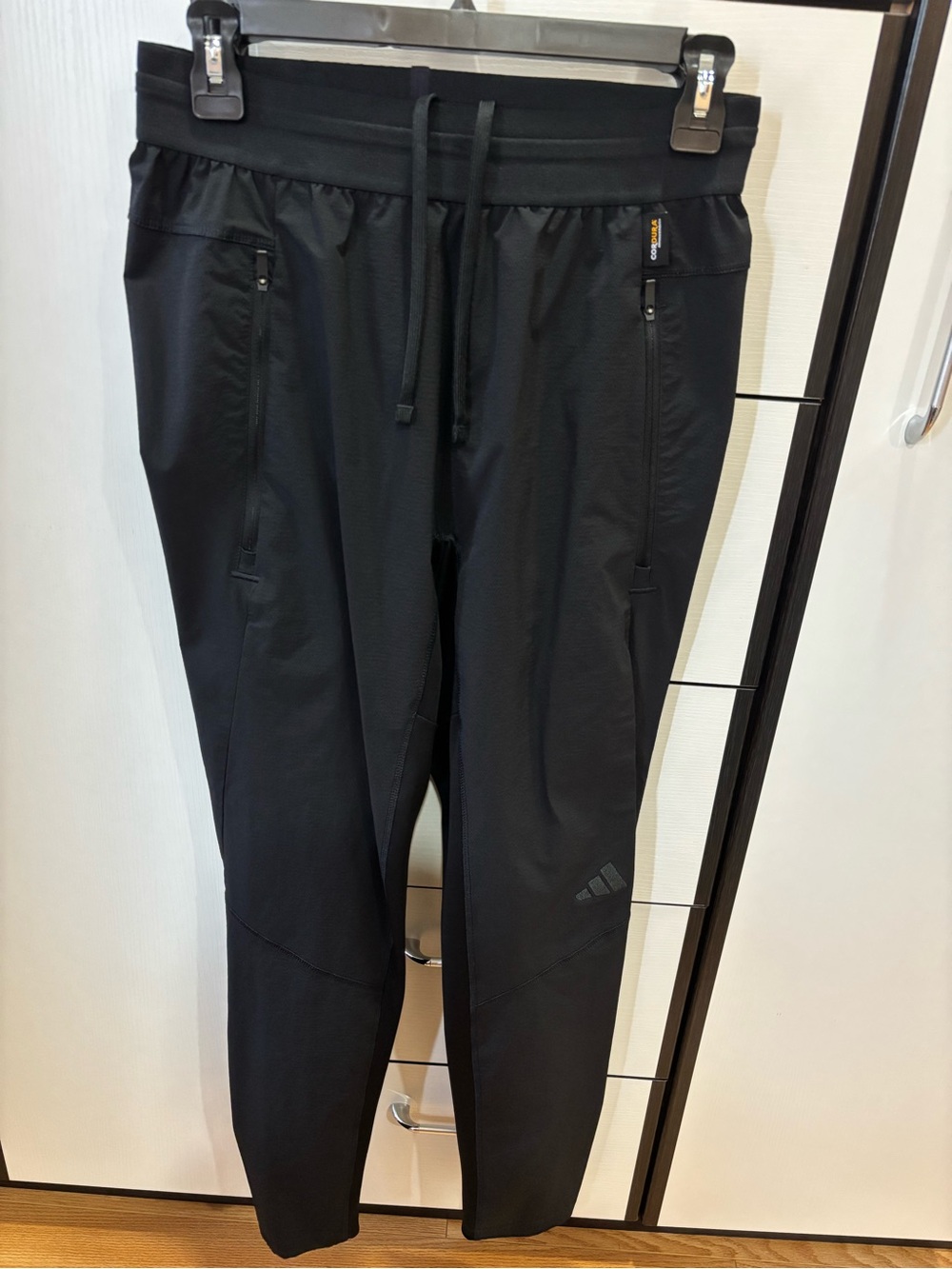 adidas Black Men's Athletic Jogger Sweatpants